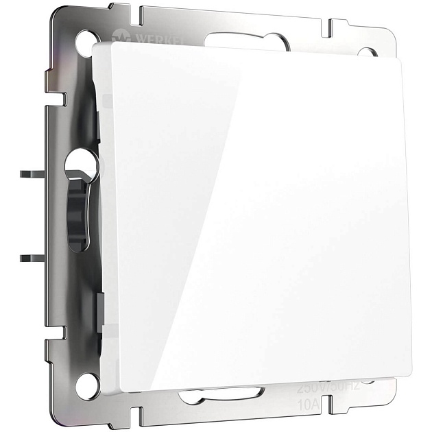 Выключатель одноклавишный проходной Werkel белый W1112001 4690389155055 изображение Выключатель одноклавишный проходной Werkel белый W1112001 4690389155055 Фото №