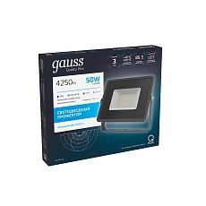 Прожектор светодиодный Gauss Qplus 50W 6500К 690511350 4