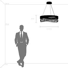 Подвесная светодиодная люстра Lightstar Helio 703163 4