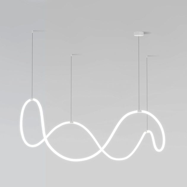 Подвесной светодиодный светильник Eurosvet 90288/1 белый изображение Подвесной светодиодный светильник Eurosvet 90288/1 белый Фото №