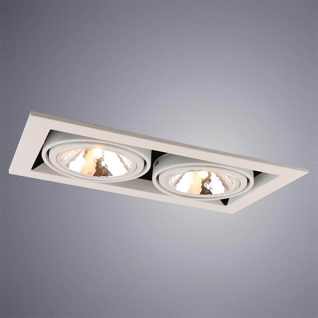 Встраиваемый светильник Arte Lamp Cardani Semplice A5949PL-2WH Фото № 2
