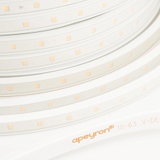 Светодиодная влагозащищенная лента Apeyron 6W/m 60LED/m 2835SMD теплый белый 50M 10-63 2
