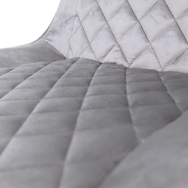 Барный стул AksHome Leros светло-серый, велюр 81473 изображение 6 Барный стул AksHome Leros светло-серый, велюр 81473 Фото № 6