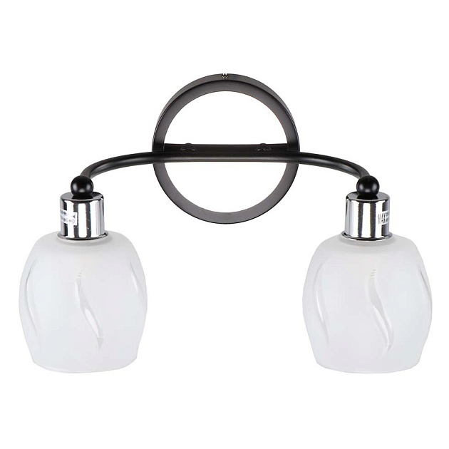 Бра ЭкономСвет 10145/2wBK+CR WT Фото № 