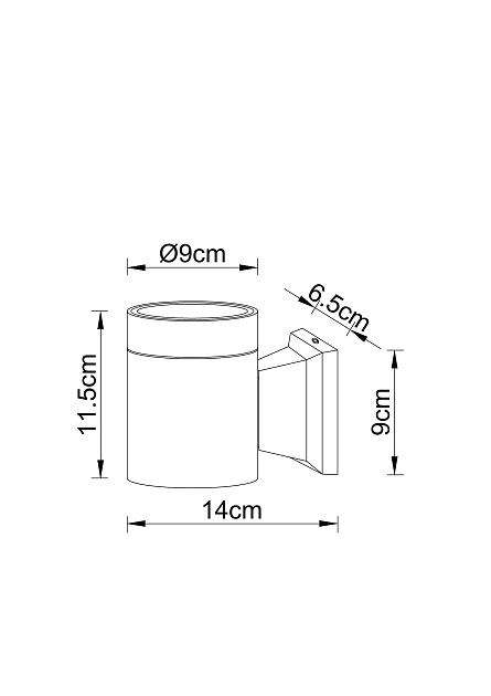 Уличный настенный светильник Arte Lamp Piautos A1913AL-1BK изображение 2 Уличный настенный светильник Arte Lamp Piautos A1913AL-1BK Фото № 2