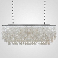 Подвесная люстра Imperium Loft Rectangle Shell Chandelier 2 Cascades 75535-22