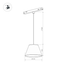 Трековый светодиодный светильник Arlight Mag-Orient-Ollas-Hang-5W Warm3000 037371 1