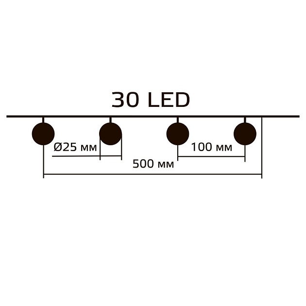 Гирлянда на солнечных батареях Gauss Solar Шары GS031 Фото № 3