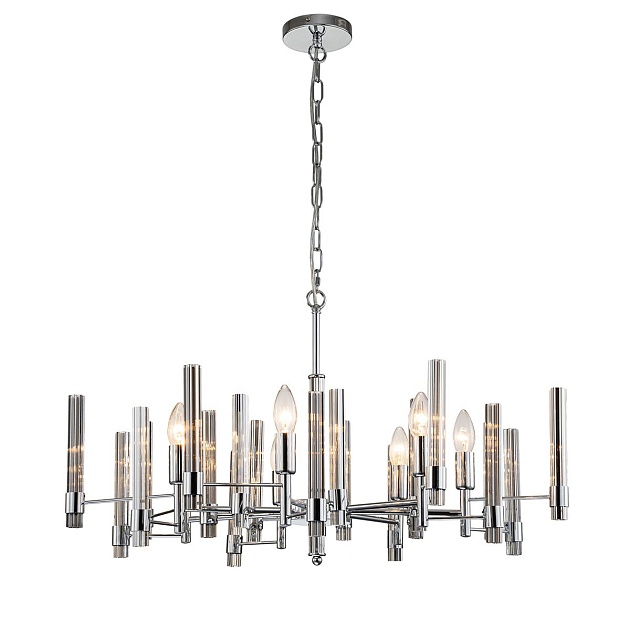 Подвесная люстра Indigo Favara 11040/7P Chrome V000458 изображение Подвесная люстра Indigo Favara 11040/7P Chrome V000458 Фото №