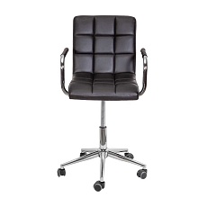 Поворотное кресло AksHome Rosio 2 черный, экокожа, на колесах 58825 3