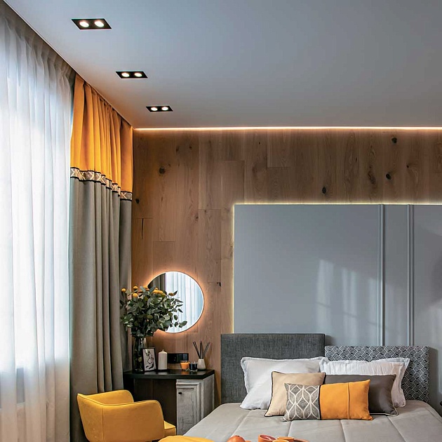 Встраиваемый светильник Atom DL024-2-02B Фото № 4