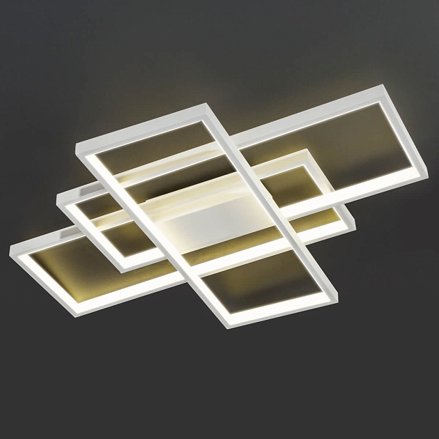 Потолочный светодиодный светильник Eurosvet 90177/3 белый Фото № 