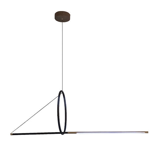 Подвесной светодиодный светильник Gerhort G91057/2BK Фото № 