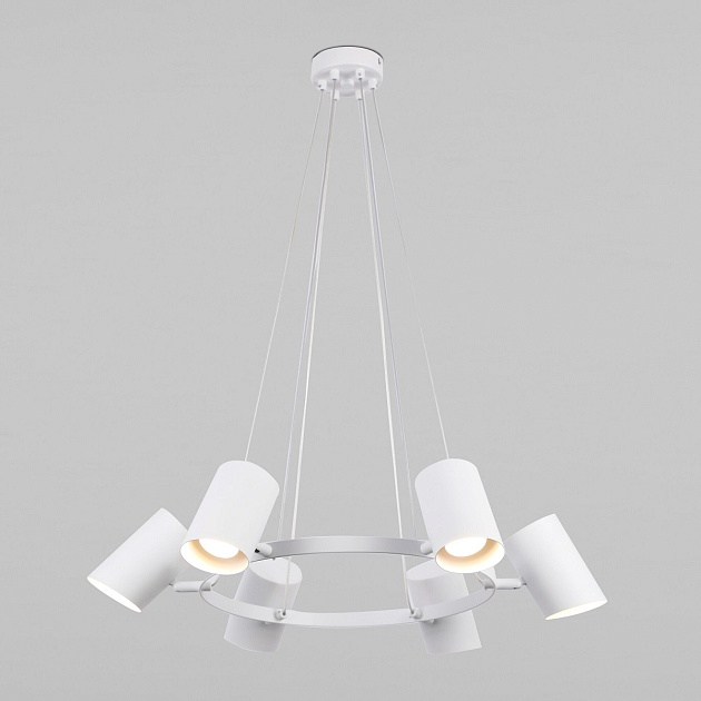 Подвесная люстра Eurosvet Splay 70147/6 белый Фото № 