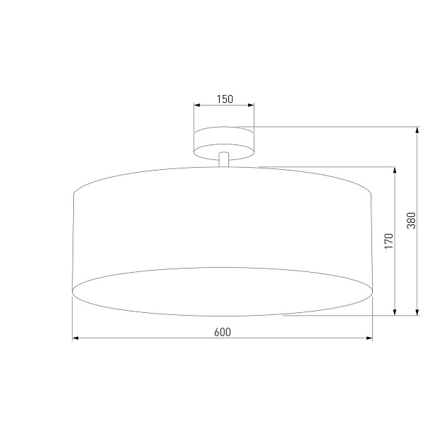 Потолочный светильник TK Lighting 4245 Rondo Black Фото № 3