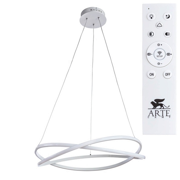 Подвесной светодиодный светильник Arte Lamp Presto A2522SP-2WH Фото № 