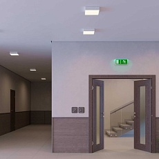 Потолочный светодиодный светильник Arlight IM-Quadro-Emergency-3H-S250x250-28W Day4000 041005 3