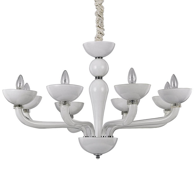Подвесная люстра Ideal Lux Casanova SP8 Bianco 094045 Фото № 