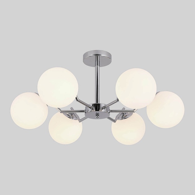 Подвесная люстра Eurosvet Frost 70154/6 хром Фото № 