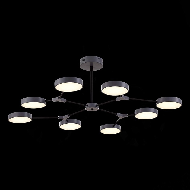 Потолочная светодиодная люстра Evoluce Monta SLE6003-702-08 изображение 6 Потолочная светодиодная люстра Evoluce Monta SLE6003-702-08 Фото № 6