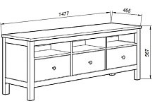 ТВ-тумба Шведский Стандарт Кантри 03 410105002300 2