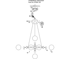 Подвесная люстра Kink Light Сида 07508-12,20 1