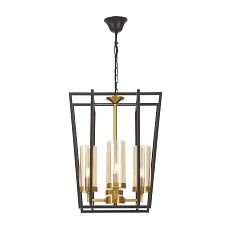 Подвесная люстра Lumina Deco Afres LDP 1246-4 BK+MD 5