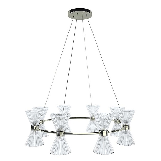 Подвесная люстра Newport 3618/S Nickel М0062660 изображение Подвесная люстра Newport 3618/S Nickel М0062660 Фото №