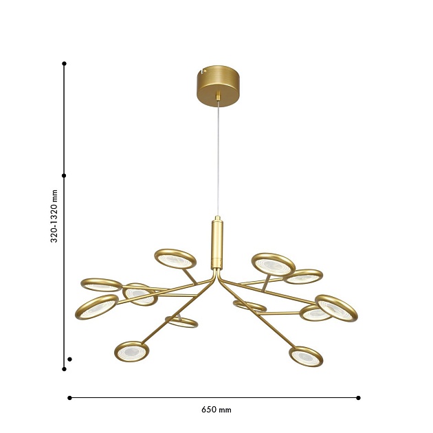 Подвесная светодиодная люстра F-Promo Mugs 4253-12P изображение 2 Подвесная светодиодная люстра F-Promo Mugs 4253-12P Фото № 2