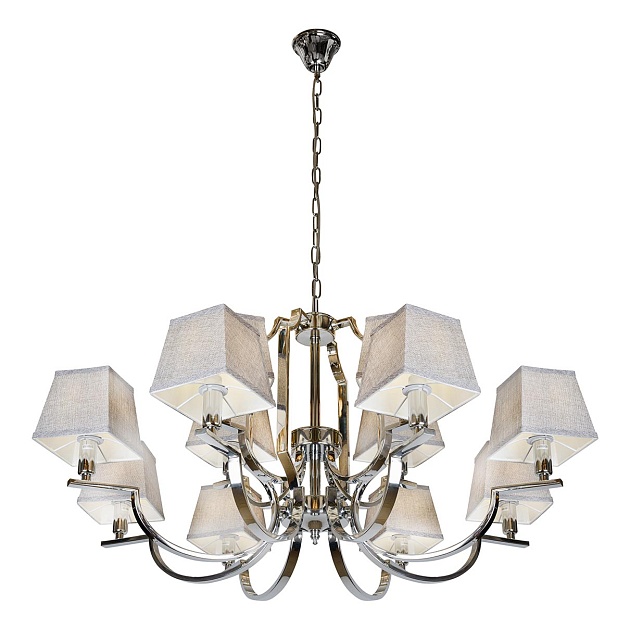 Подвесная люстра iLamp Hilton 6943-8+4 CR изображение 2 Подвесная люстра iLamp Hilton 6943-8+4 CR Фото № 2