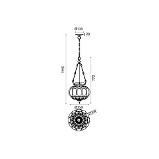 Подвесной светильник Vele Luce Helen VL4266P13 4