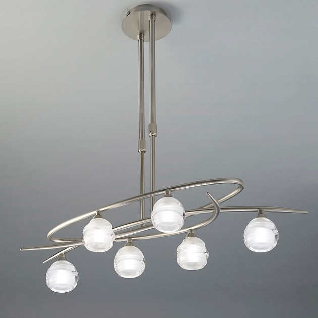 Подвесная люстра Mantra Loop Satin Nickel 1811 Фото № 2