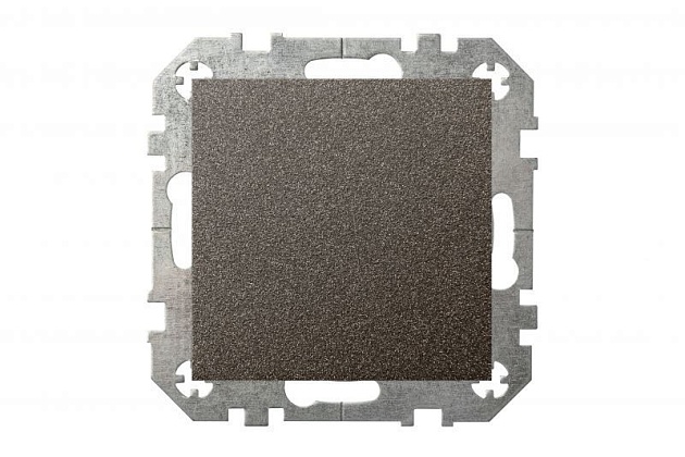 Выключатель одноклавишный Liregus Epsilon антрацит 28-1147 Фото № 4