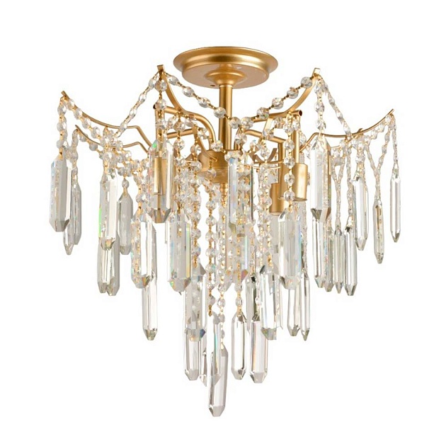 Потолочная люстра ЭкономСвет 15551/4CPGD+CL изображение Потолочная люстра ЭкономСвет 15551/4CPGD+CL Фото №