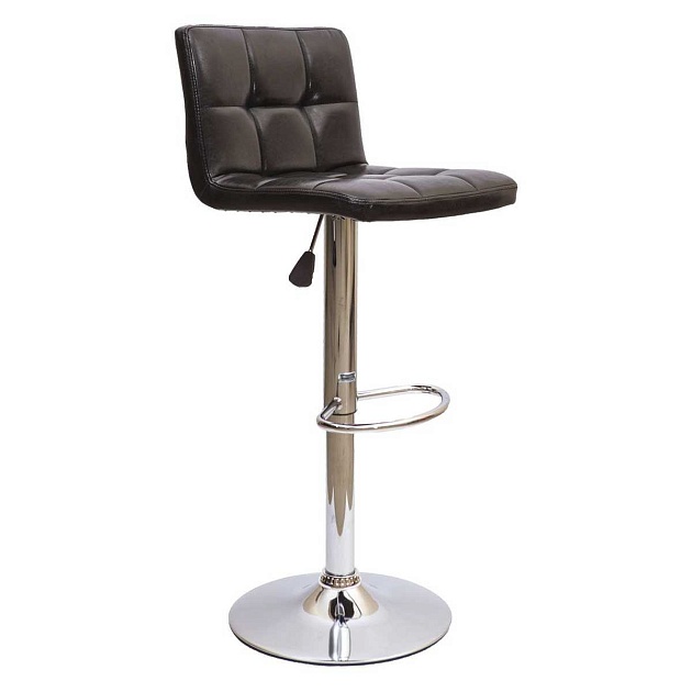 Барный стул AksHome Logos черный, экокожа 27633 Фото № 