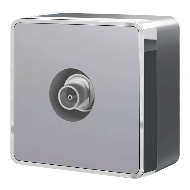 ТВ-розетка оконечная Werkel Gallant серебряный W5083006 4690389167201 Фото № 