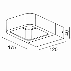 Уличный настенный светодиодный светильник Lucide Trywo 27867/05/30 2