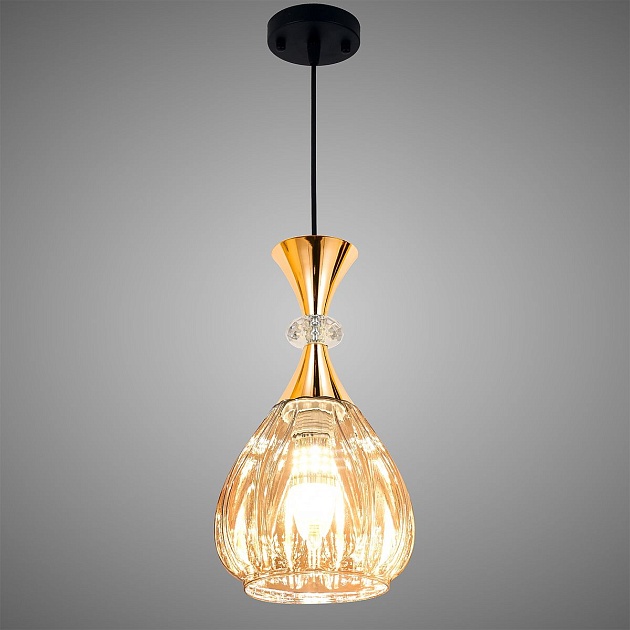 Подвесной светильник Reluce 09015-0.9-01 Amber Фото № 3