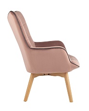 Кресло Stool Group Манго велюр розовый MANCO HLR-34 3