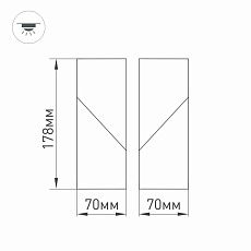 Светодиодный спот Arlight SP-Twist-Surface-S60x60-12W Warm3000 026467 4