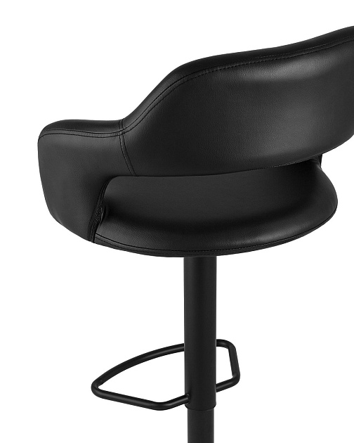 Барный стул Stool Group Рич черный черная ножка PEACHEY BLACK Фото № 6