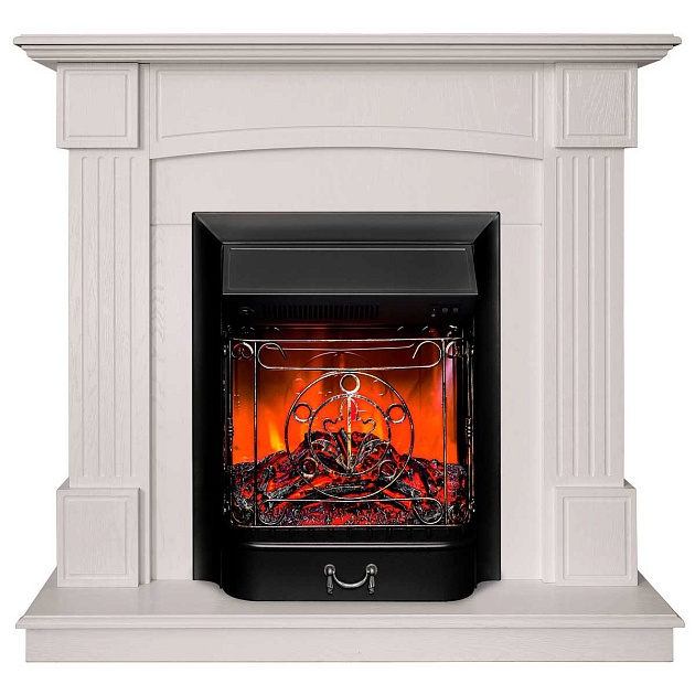 Электрокамин Realflame Andrea WT с очагом Majestic Lux Black 304005 изображение Электрокамин Realflame Andrea WT с очагом Majestic Lux Black 304005 Фото №