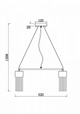 Подвесная люстра Freya Esala FR5050PL-05BS 1