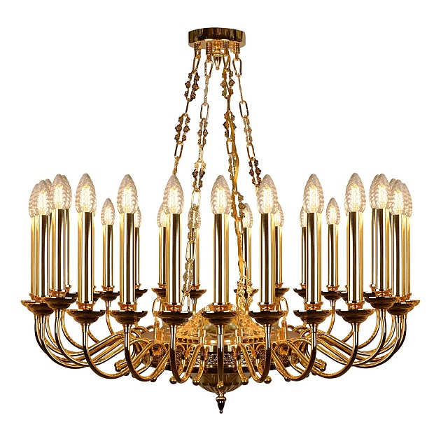 Подвесная люстра iLamp Louvre MD8551-30 GD Фото № 