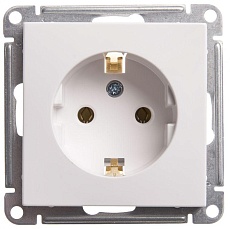 Розетка 2К+З Systeme Electric W59 16A 250V белая RS16-154-1-86