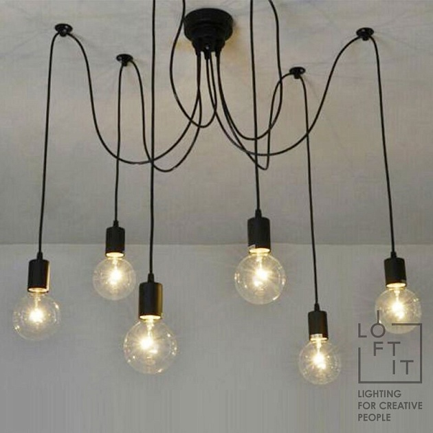 Подвесная люстра Loft IT Spider Loft1162/6 Фото № 5