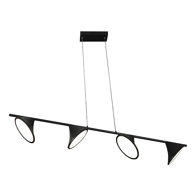 Подвесная светодиодная люстра iLedex Syzygy X090140 BK Фото № 