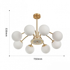 Подвесная люстра Arte Neapol71069 271069/8 GD 1