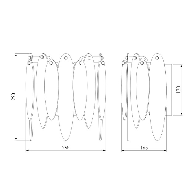 Настенный светильник Bogates Canaria 326/1 изображение 2 Настенный светильник Bogates Canaria 326/1 Фото № 2