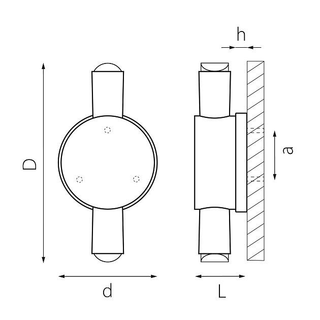 Уличный настенный светодиодный светильник Lightstar Dito 380623 Фото № 2